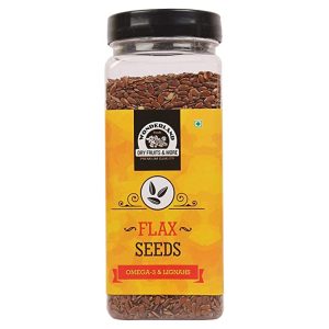 Healthy & Roasted Flax Seeds 200g Jar