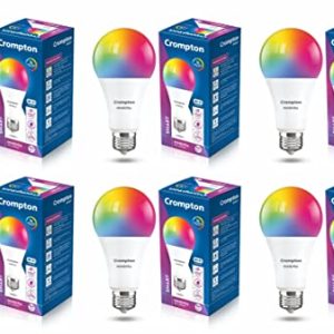CROMPTON Immensa Smart 9 Watts Wi-Fi Enabled Pack of 6