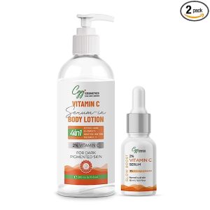 Vitamin C Serum in Body Lotion + FREE 10ml Serum Sample