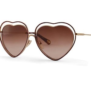 Chloe Gradient Heart Women Sunglasses