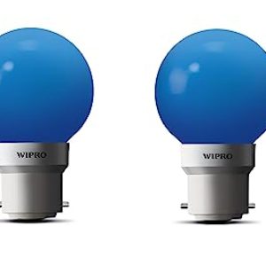 Wipro 0.5-Watt Led Night Lamp (Pack of 2, Blue