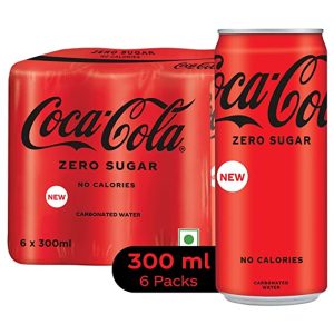 Coke Cold drink | Can, 300 ml (Pack of 6)