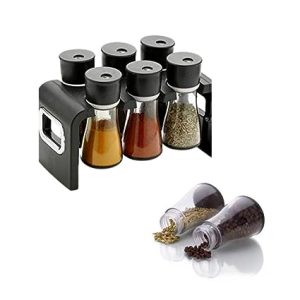 Plastic Spice Rack 6 Pcs Set