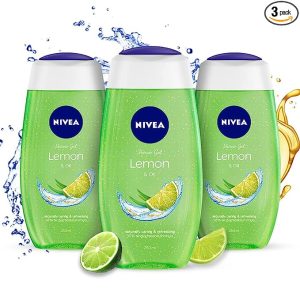 Nivea Lemon and Oil Shower Gel, 250ml (Pack of 3)