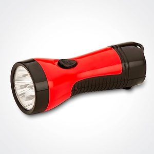 Halonix Sheen LED Polycarbonate Flash Light 1W Rechargeable Torch