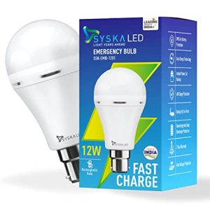 SYSKA 9W Inverter Rechargeable Emergency Led Bulb