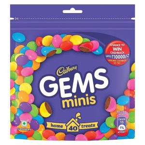 Cadbury Gems Chocolate Home Treats Pack, 142.2 g