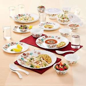 Borosil Dinner Set (40 Pieces)