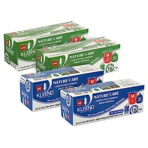 Cello Compostable Bag Roll Medium(25L) Set Of 4