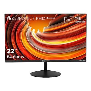 ZEBRONICS 22 Inches 75Hz Monitor