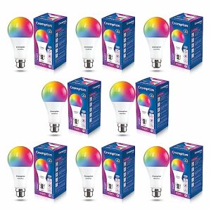 CROMPTON 9W WiFi Smart LED Bulb (Pack Of 8)