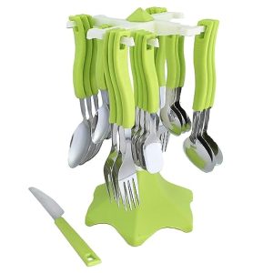 Ganesh Stainless Steel Cuttlery Set, 26-Pieces