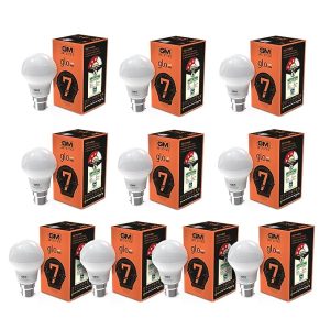 GM GLO – 7 Watt LED Bulb Pack Of 10