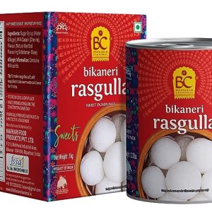 Bhikharam Chandmal Rasgulla Tin Sweets 1Kg