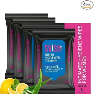 Svish Women’s Intimate Hygiene Wipes, 40 Pcs