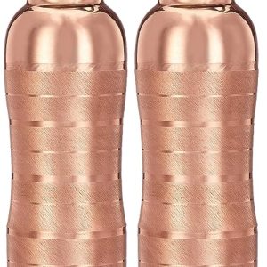 Solimo Copper Water Bottle 950 ml 2PCS