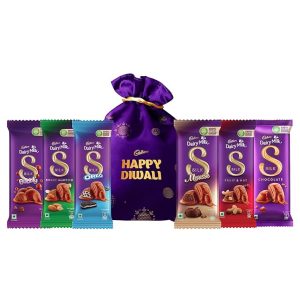 Cadbury Silk Chocolates Potli Gift Pack, 343g