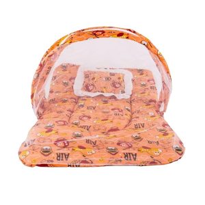 Baby Bed, Mosquito Net & Neck Pillow