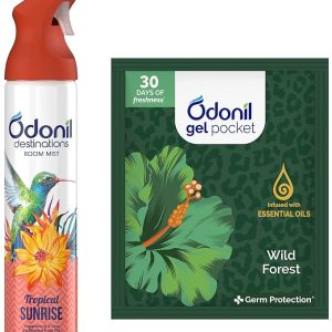 Air Freshener Spray + Gel Pocket