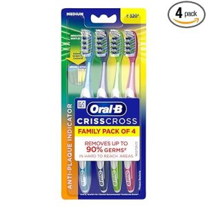 Oral B Pack of 4 toothbrushes