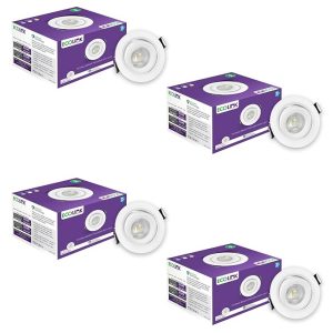 EcoLink 3-Watt Tiltable Spot Light (Pack Of 4)
