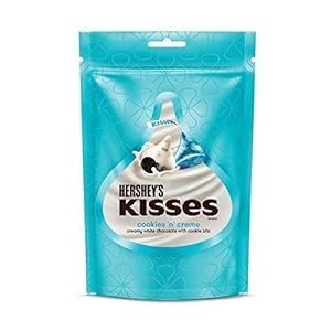 Kisses Hersheys Cookies N Creme Pouch, 6 X 100g