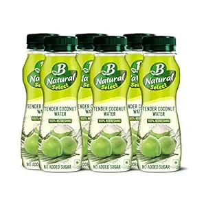 Pack of 6: B Natural Select Tender Coconut Water, 200ml