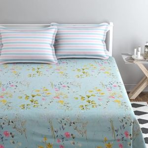 King Size Bedsheet With 2 Pillow Cover