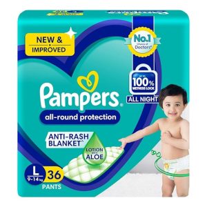 Large size baby Diapers 36 Count