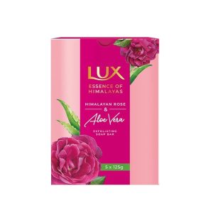 Lux Rose & Aloevera Soap (125G  5)