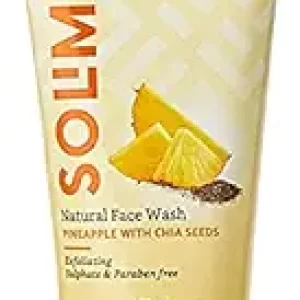 Amazon Brand – Solimo Pineapple Face Wash with Chia Seed, 150ml