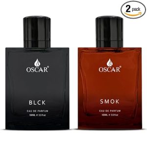 Oscar BLCK & SMOK Mens Luxury Perfume Set 2×100 ml