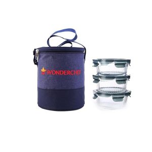 Wonderchef Lunch Box Set of 3 Pcs, 400 ml
