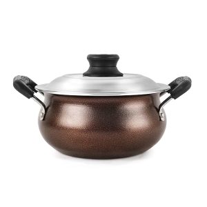 Cello Non Stick Stainless Steel Handi With Lid, 1.5L
