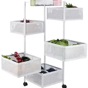 Five-Tier Square Trolley for kitchen