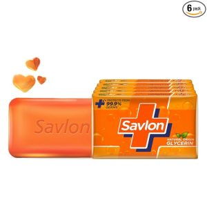 Savlon Moisturizing Glycerin Soap (125g × Pack Of 5)