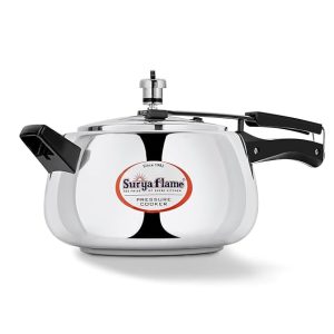Surya Flame Stainless steel 5 Litre inner lid Pressure Cooker