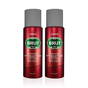 Brut Attraction Deodorant Body Spray (Pack Of 2)