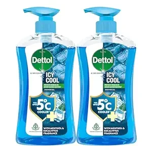 Dettol Body Wash and Shower Gel, Cool-500ml,Pack Of 2