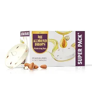 Bajaj Almond Soap Pack of 5 × 125g