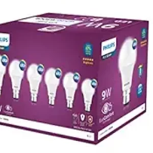 Philips 9-Watts Multipack B22 LED Cool Day White LED Bulb, Pack of 6