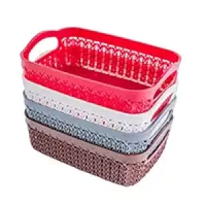 Nayasa Rope Tray Basket 4pc Set