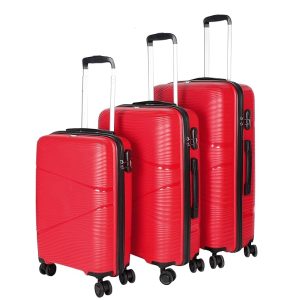F Gear Hard-Sided Luggage Set of 3 Trolley Bags