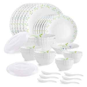Cello Opalware Dazzle Series Dinner Set of 35
