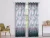 Solimo Polyester Blackout Printed Long Door Curtains (Pack of 2, 9 Feet, Green)