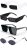 Men Small Narrow Square Sun Glasses Combo offer ( Pack Of 4)