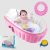 Kid Baby Bath Tub with Multipurpose Baby Shower Hat