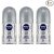 Nivea Roll On (150 ml x 3)