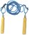 StarX Wooden Handle Skipping Rope, Adult (Blue/Yellow)