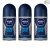 Nivea Fresh Active Deodorant Roll On for Men, 50ml, (Pack Of 3)